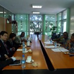 会議前にはナイロビに事務所を置くNGOを訪問し、連携を図りました。写真はIPPF事務所訪問。